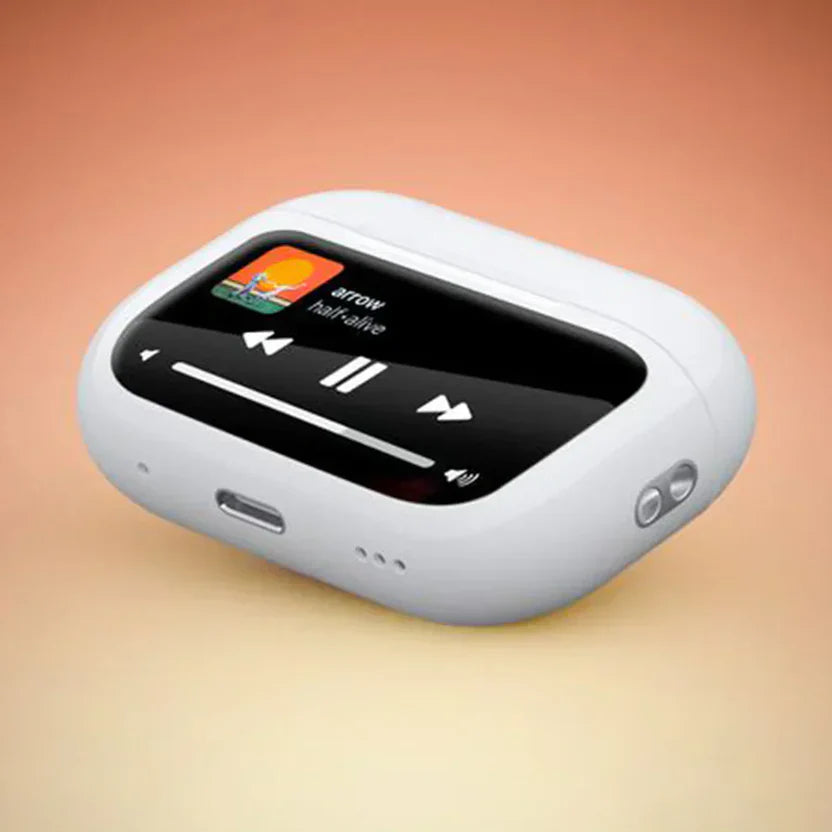 Display Screen Wireless Earbuds | Touch Display Case + ANC + iOS & Android Compatible (Zodix Pro)