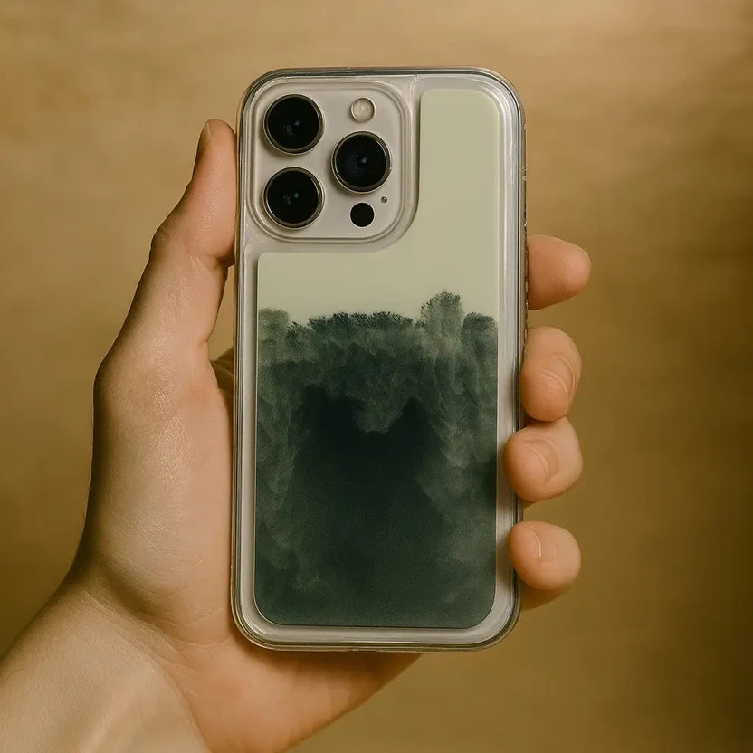 Leather Back Case - Compatible with iPhone Series - Luxury Bumper Case - Flexible Vegan Leather